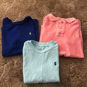 3 Polo Ralph Lauren shirts